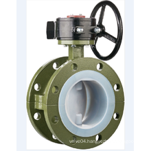 fluorine butterfly valve in sale